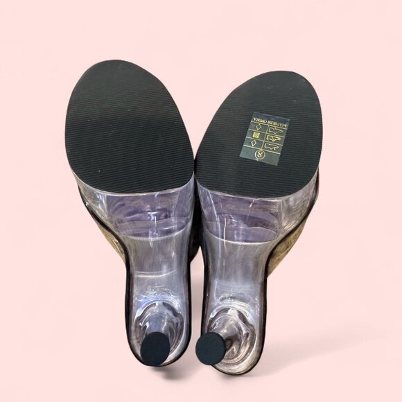 Pleaser’s Clear Platform Dancer Drag Club High Heels Shoes Women’s size 8 - Picture 6 of 7